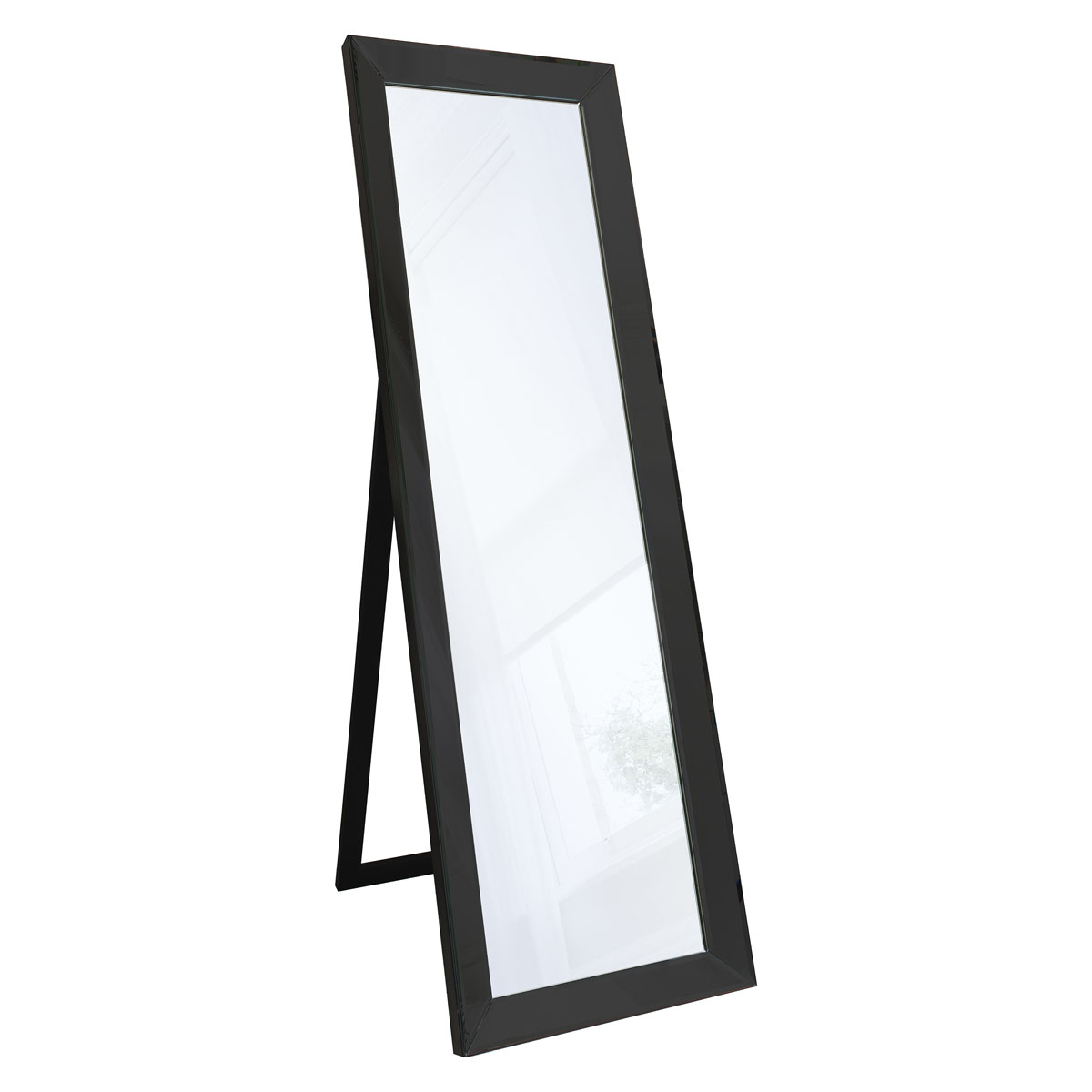 Luna Cheval Mirror Black 480x40x1550mm