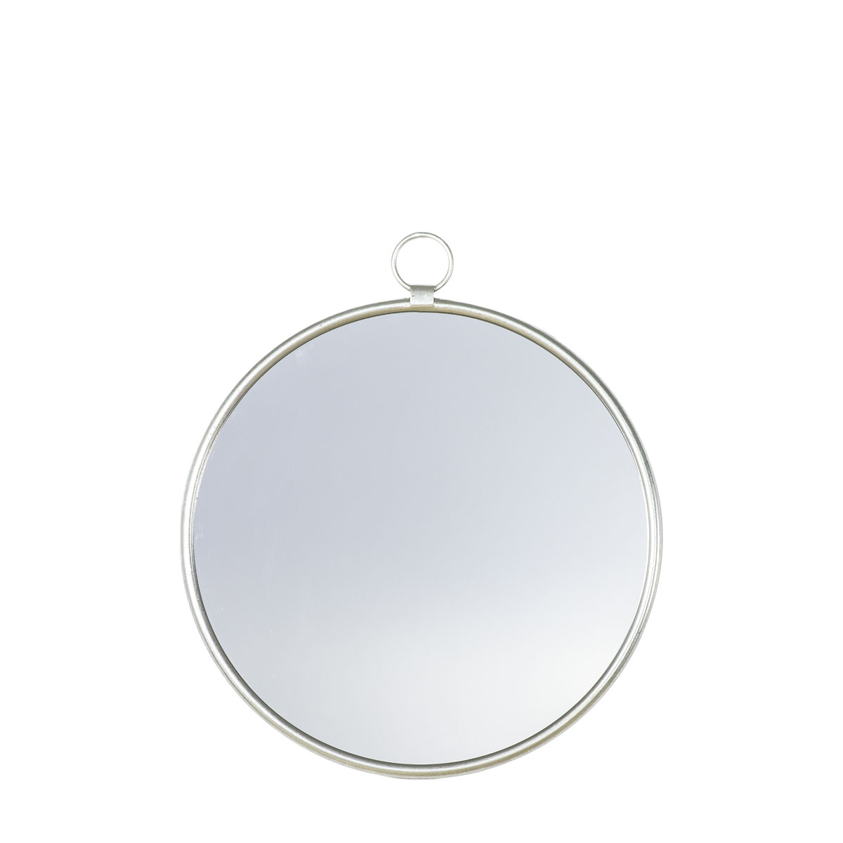 Bayswater Silver Round Mirror 610x700mm