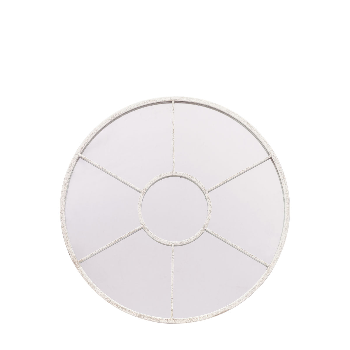 Valence Round Mirror White 600x600mm