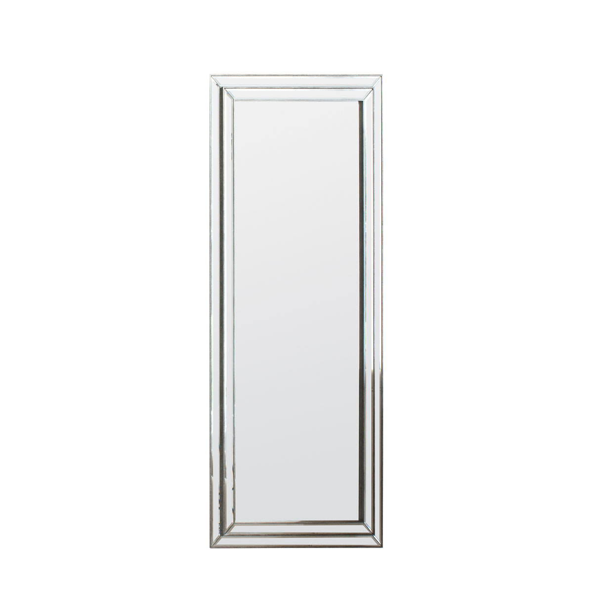 Chambery Leaner Mirror Pewter 1550x685mm