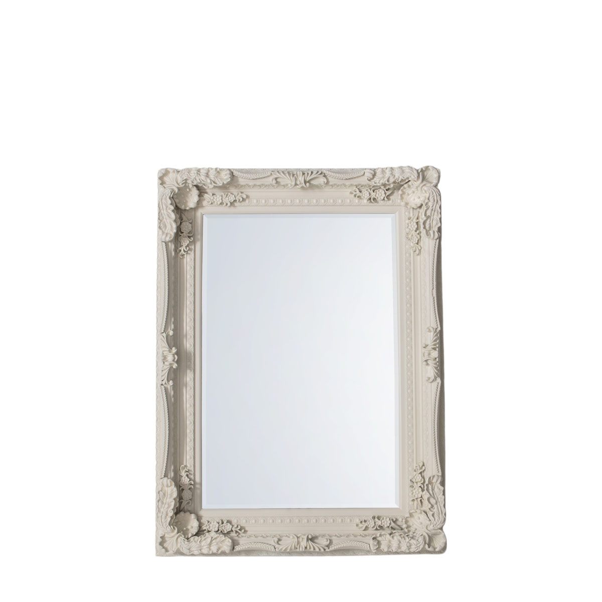 Carved Louis Mirror Cream 1190x890mm