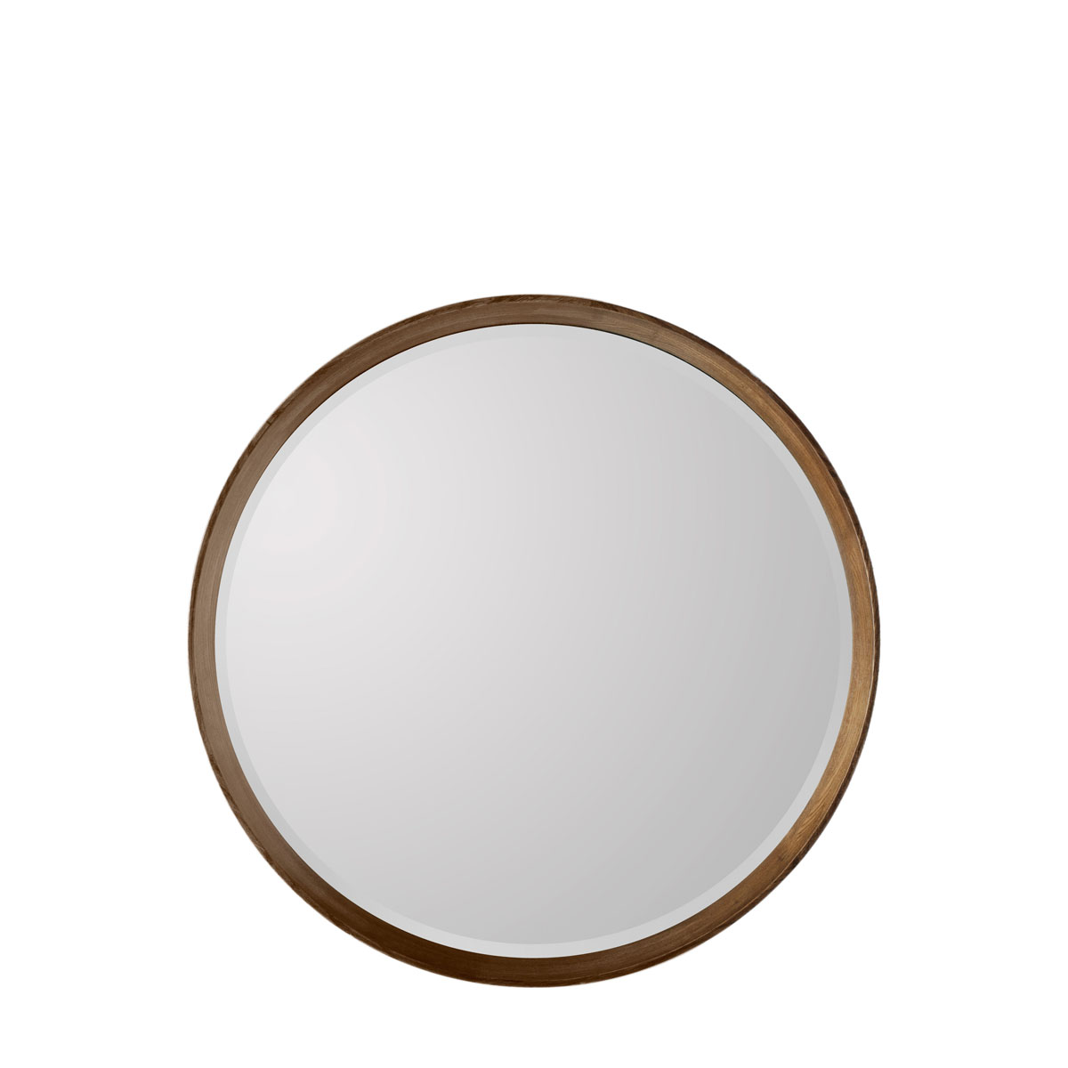 Keaton Round Mirror Walnut 735x735mm