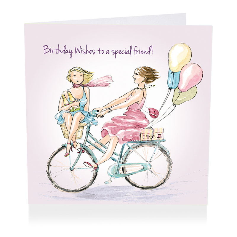Birthday Wishes Greetings Card (6pk)