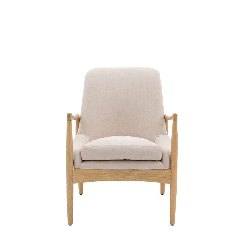 Carrera Armchair Natural Linen 685x720x820mm
