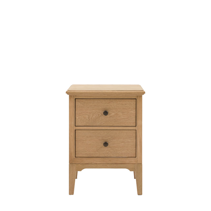 Malvern 2 Drawer Bedside 450x400x600mm